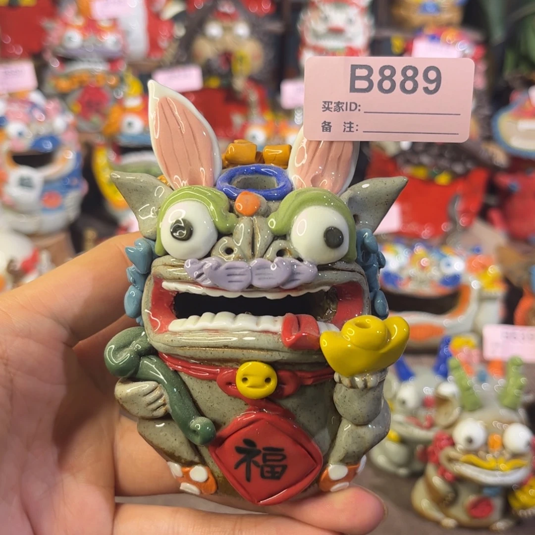 泥塑纯手工茶宠摆件