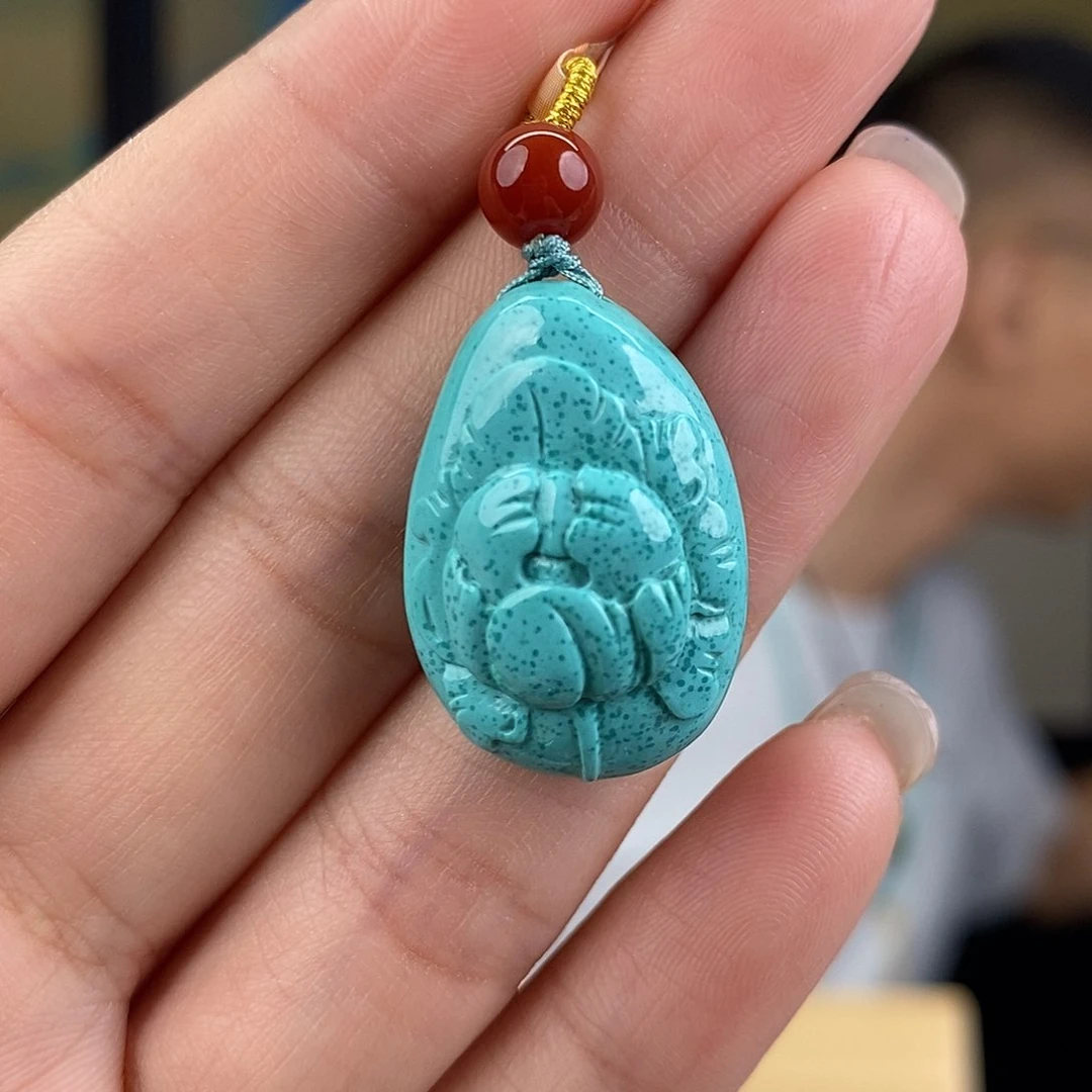未镶嵌绿松石珠宝奇石