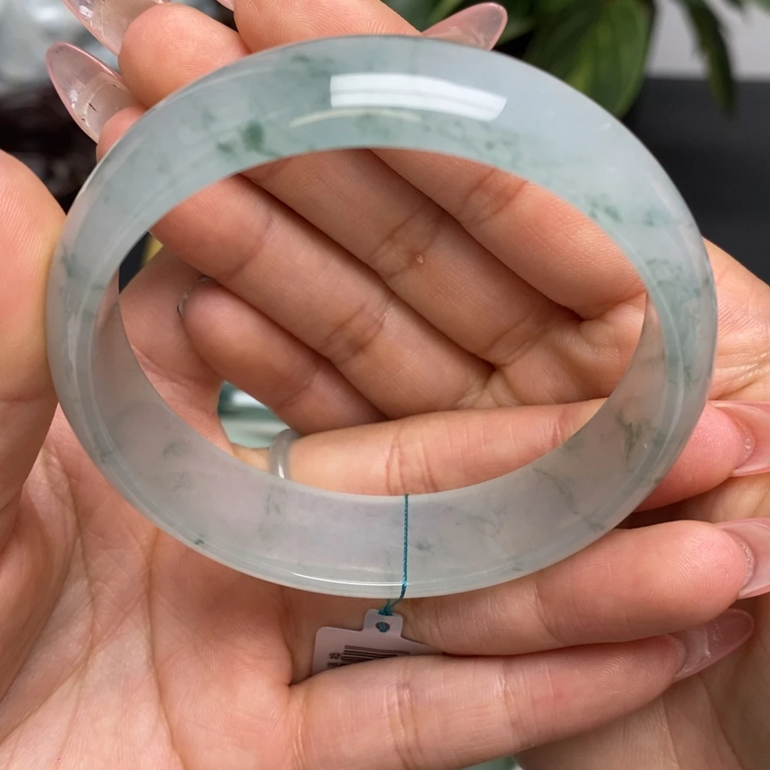 翡翠未镶嵌手镯天然