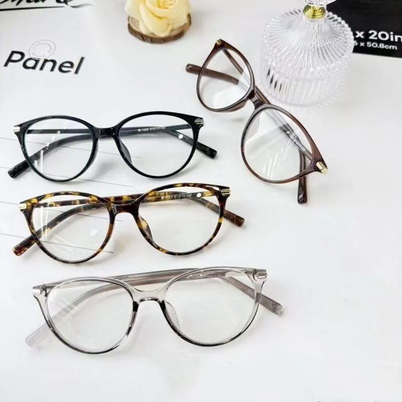 玳瑁超轻近视眼镜女可配度数猫眼大框镜方圆脸显脸小学生素颜神器