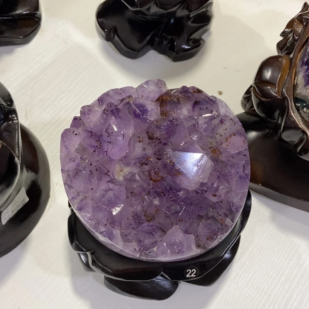 紫晶摆件未镶嵌水晶
