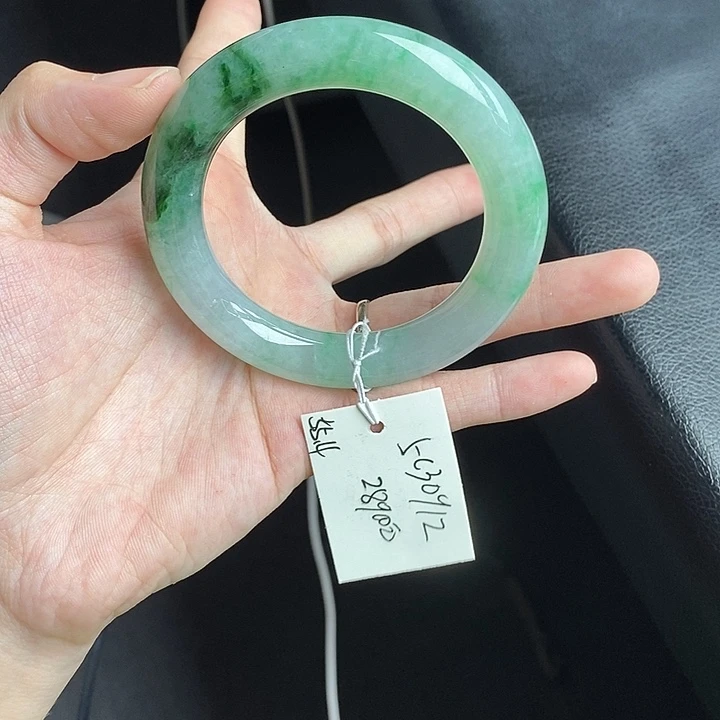 未镶嵌手镯翡翠55➕圆条