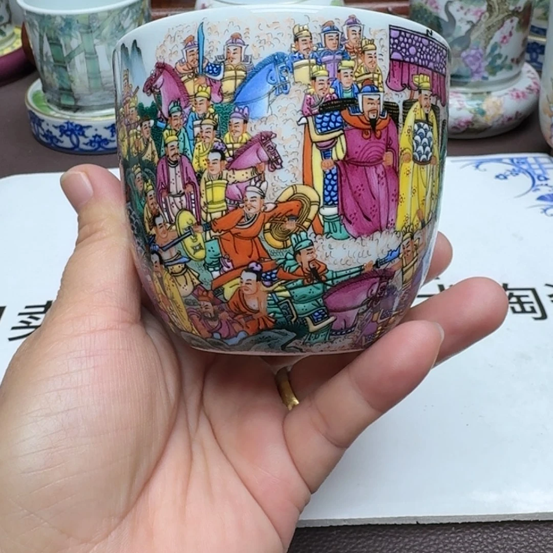 景德镇手工手绘展示