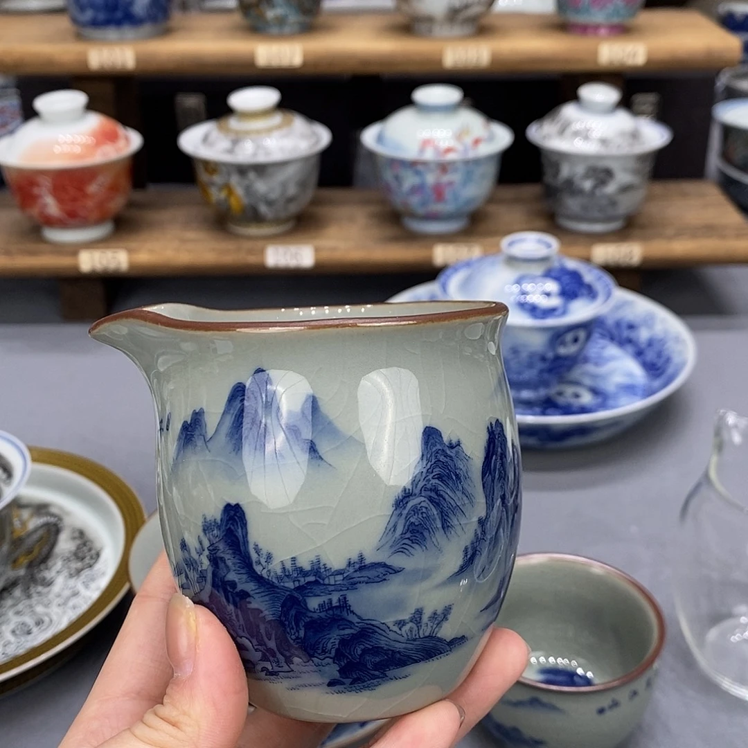 公道景德镇陶瓷杯茶具