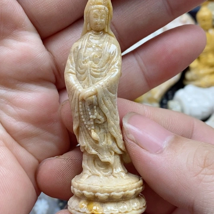 颈饰未镶嵌硅化珊瑚（珊瑚玉）
