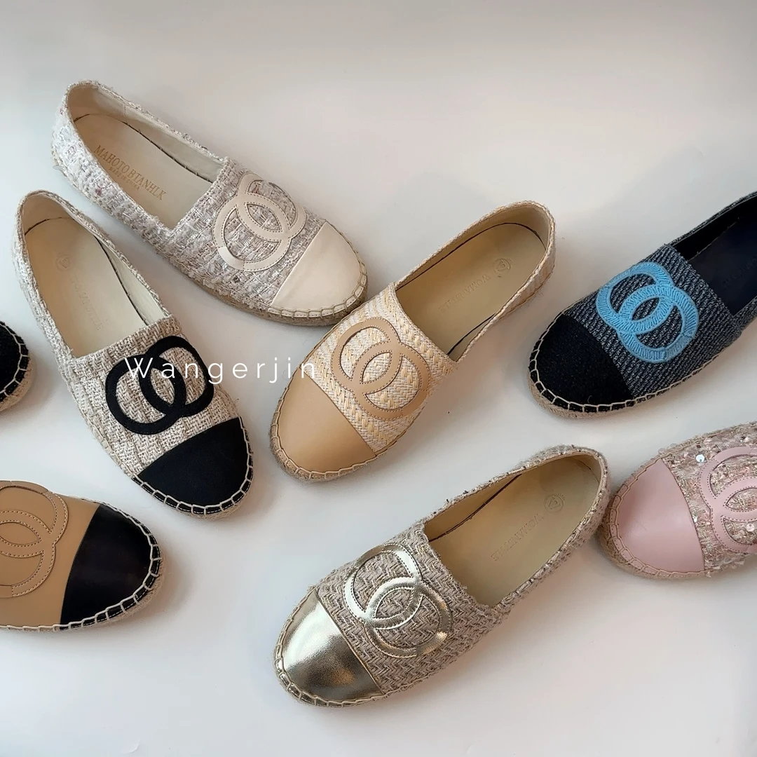 【六呈六】羊皮/3CM/渔夫鞋小香编织休闲厚底增高玛丽珍浅口单鞋女