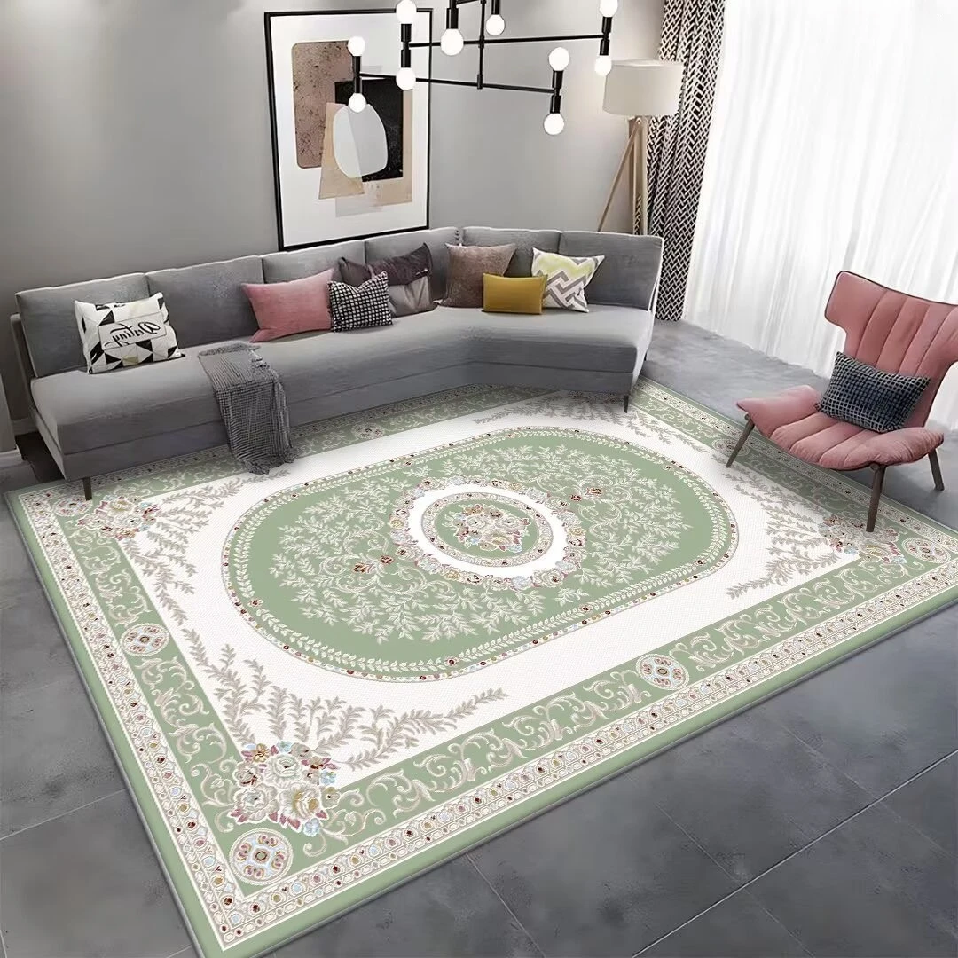 氛围感家居客厅卧室玄关衣帽间入户门免打理防滑地毯免洗复古波斯