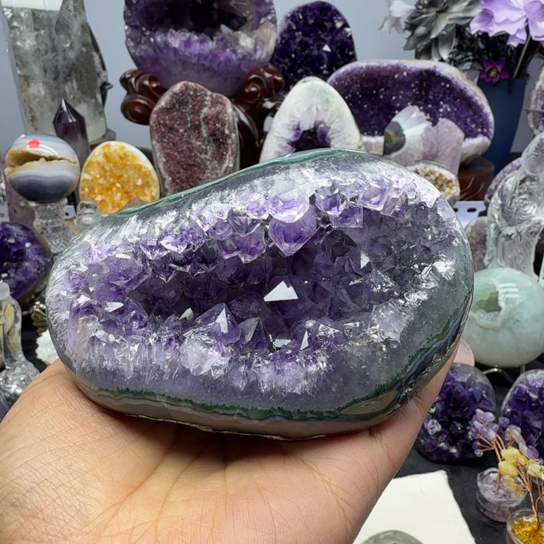 未镶嵌摆件紫晶福利不退换