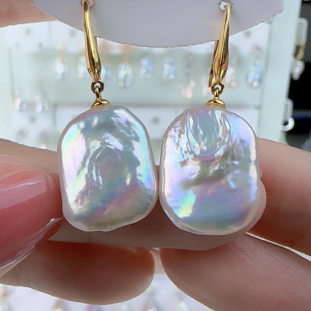 淡水珍珠耳饰未镶嵌