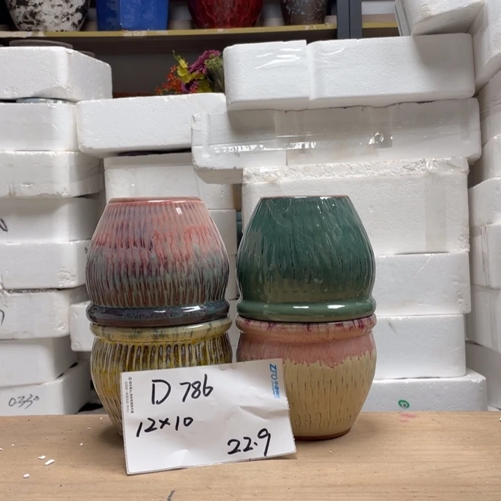 粗陶多肉花盆微瑕786