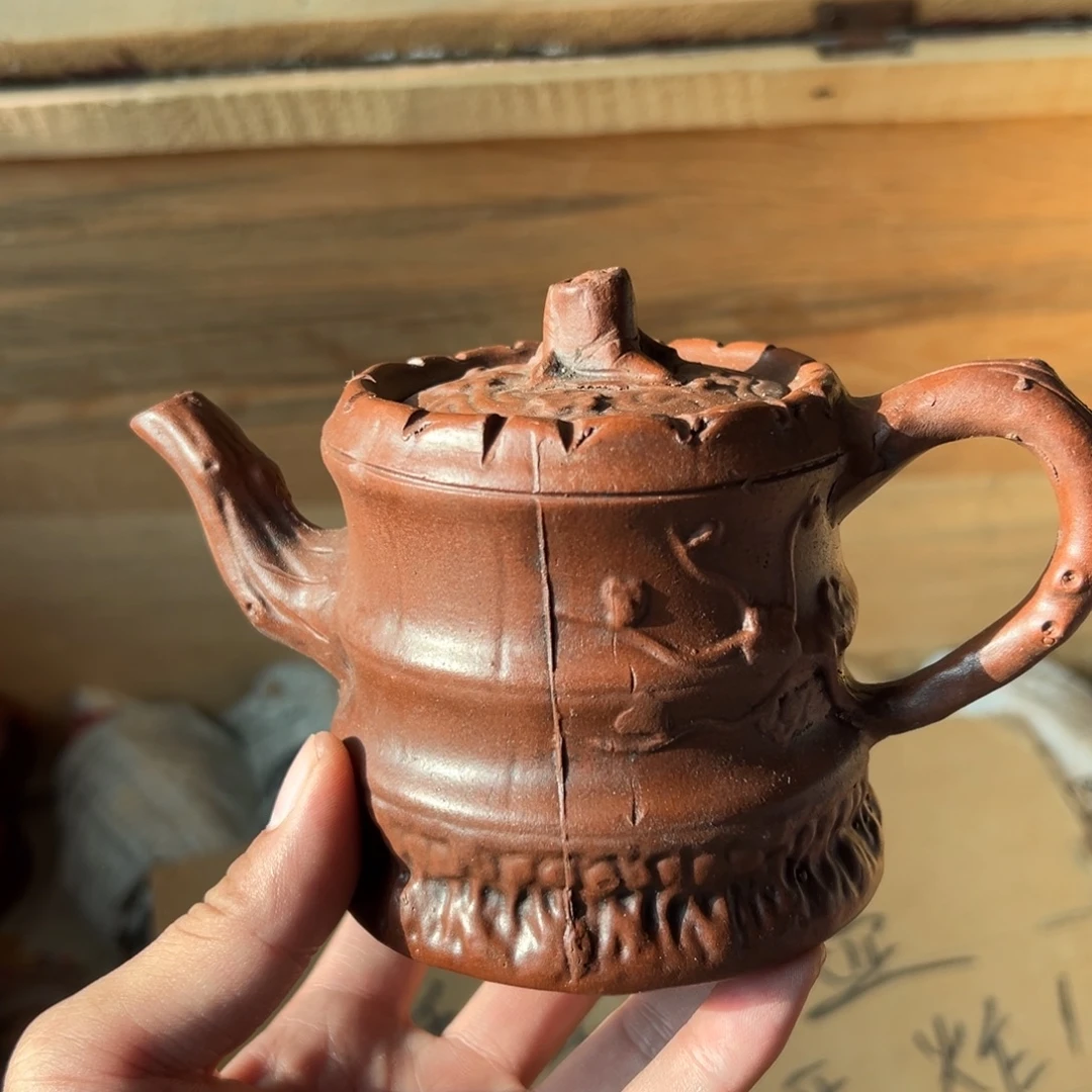 茶壶紫砂老厂紫砂壶一件！