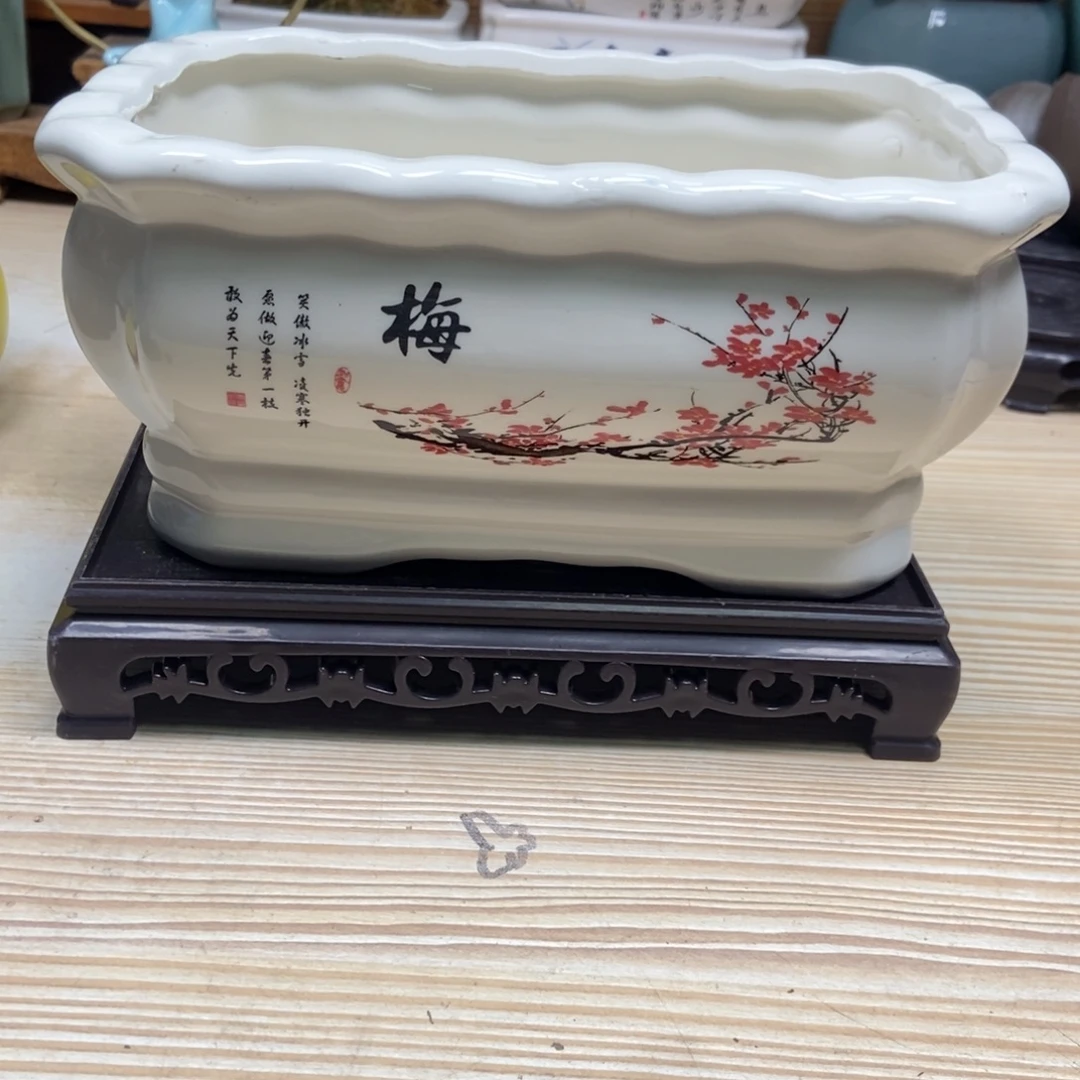 瓷片陶瓷花盆陶瓷艺术