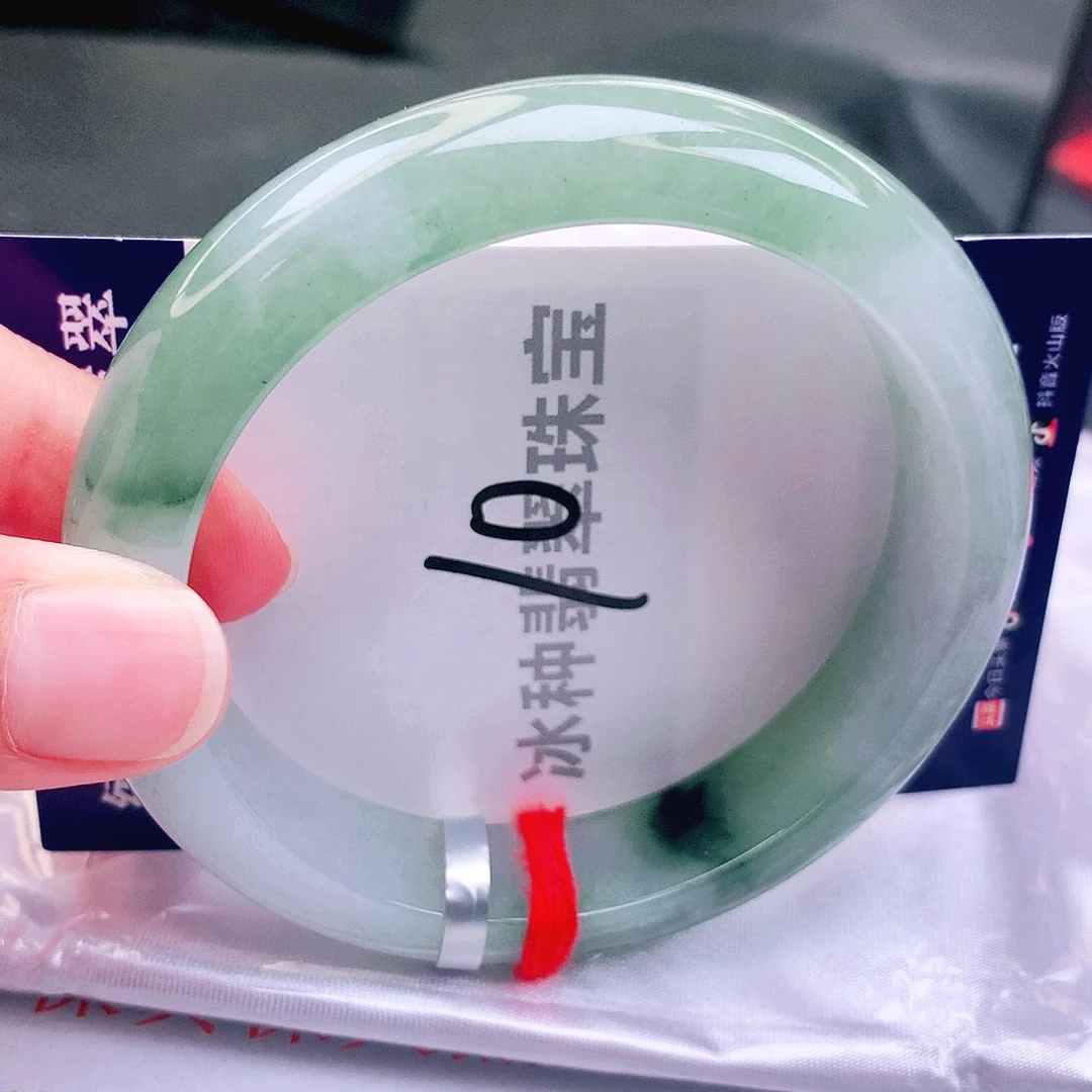 翡翠未镶嵌手镯缅甸天然a货翡翠手镯