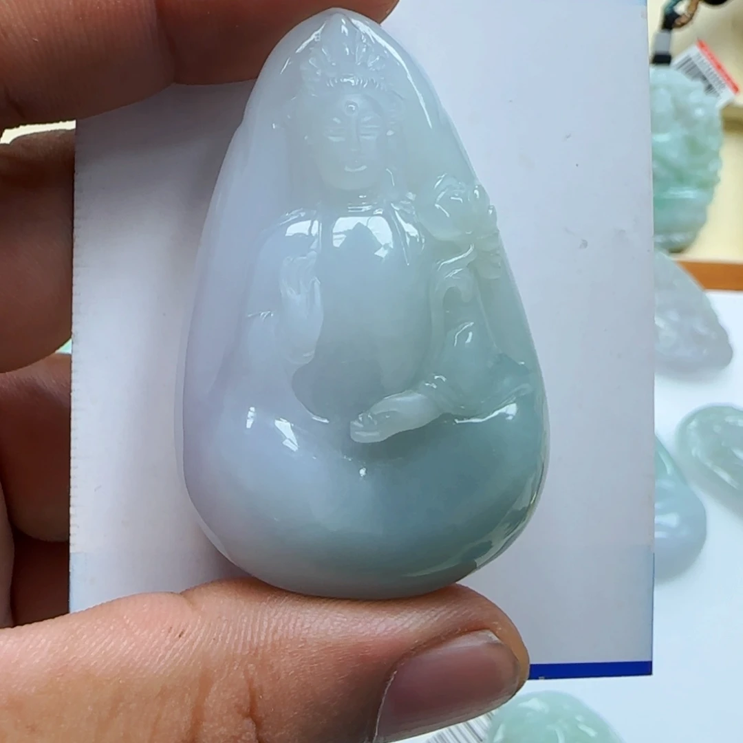 风***茂翡翠未镶嵌颈饰翡翠