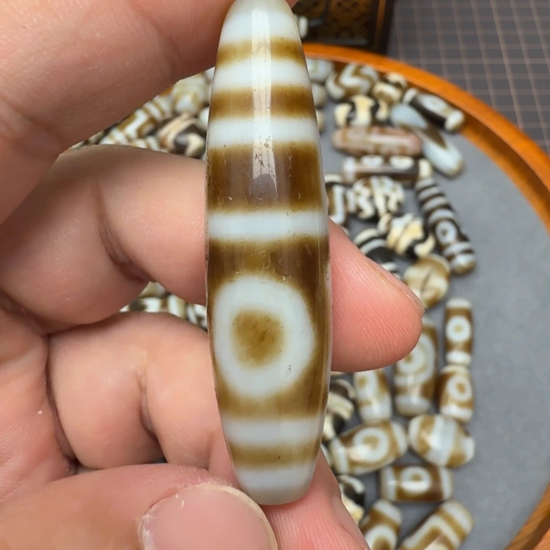 玛瑙/玉髓未镶嵌双线双天地