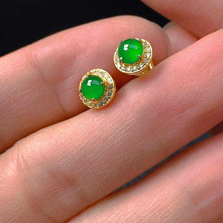 翡翠银S925镶嵌颈饰