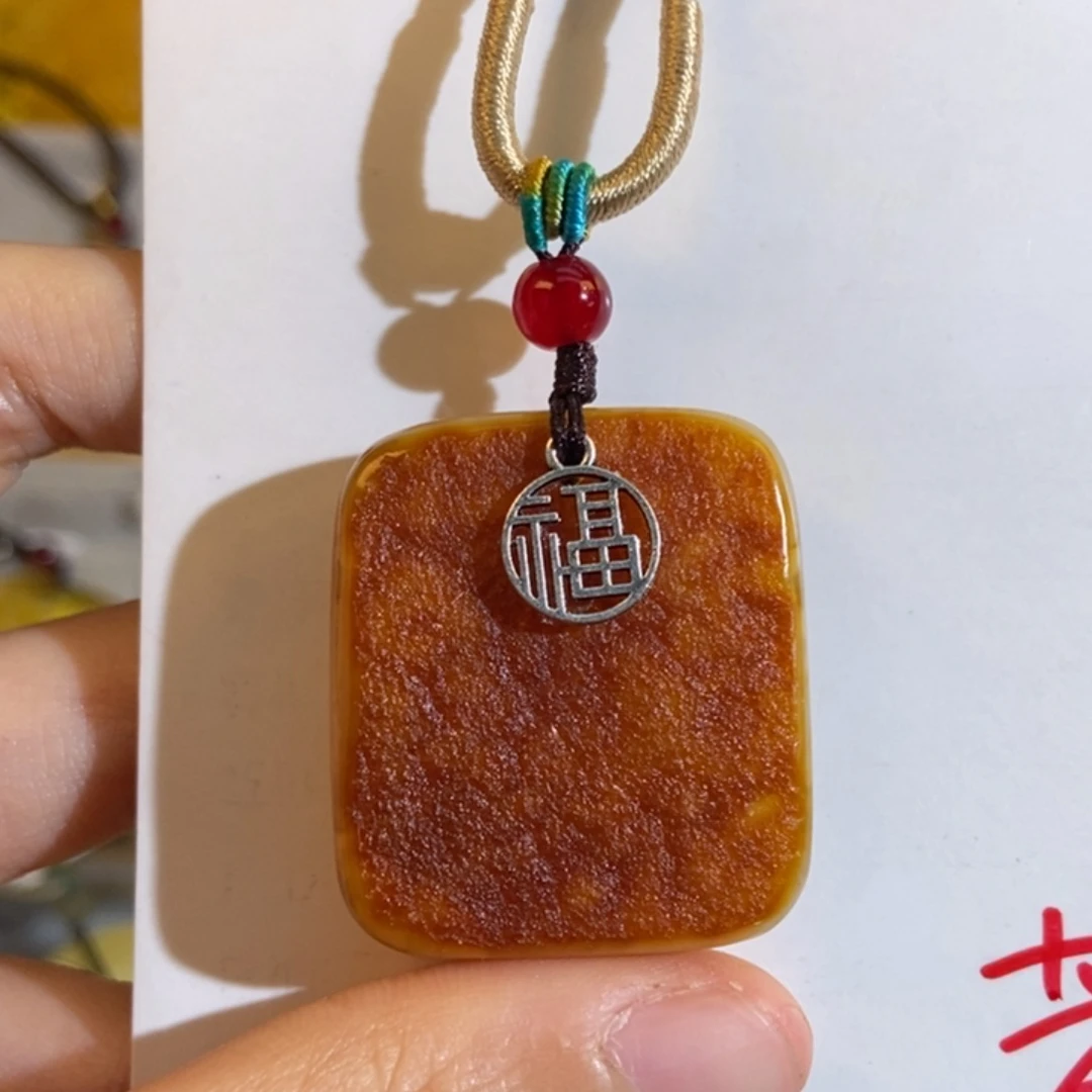 定制琥珀未镶嵌琥珀蜜蜡吊坠