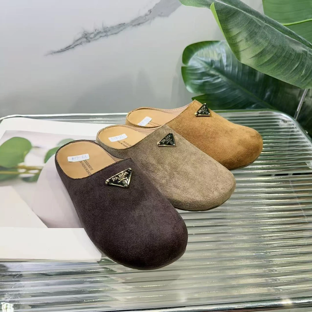 秋休闲款法式拖鞋女新款配裙子包头拖鞋YF-63