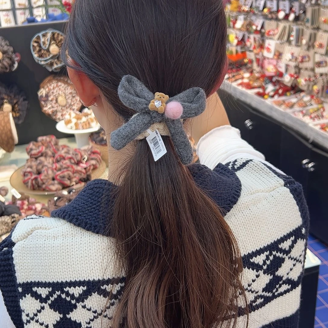 布艺铁合金发圈哦