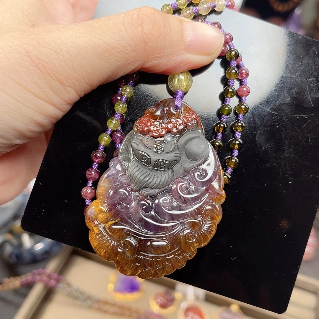 未镶嵌颈饰水晶订制