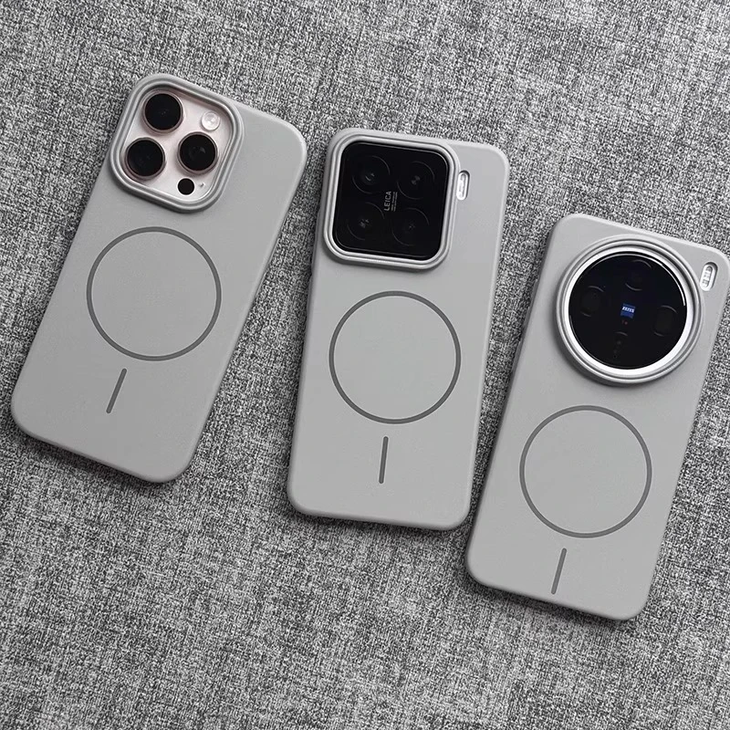 钛灰色强磁吸适用vivoX200s手机壳OPPOFindx8s+磨砂x7Ultra高级水