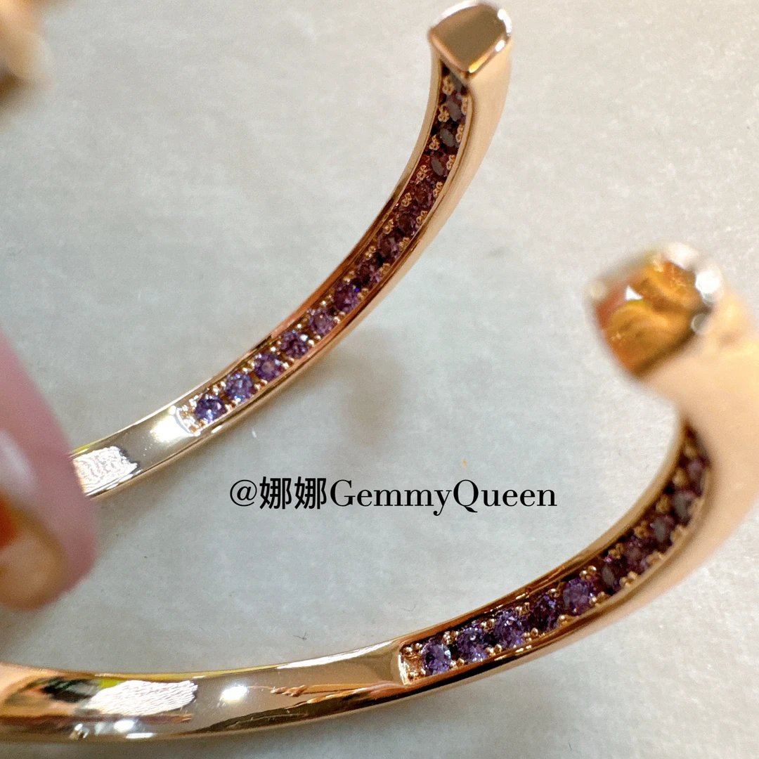 铜合金合成锆石耳饰 娜娜GemmyQueen耳环GQ08338