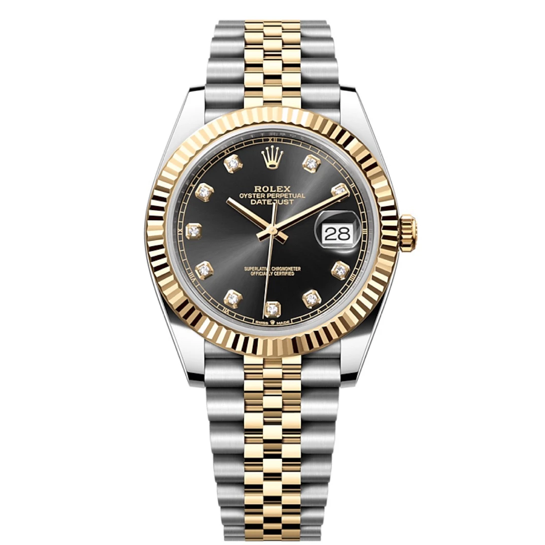 95新 Rolex/劳力士 m126333-0006间金钻刻日志41㎜24年全套全长