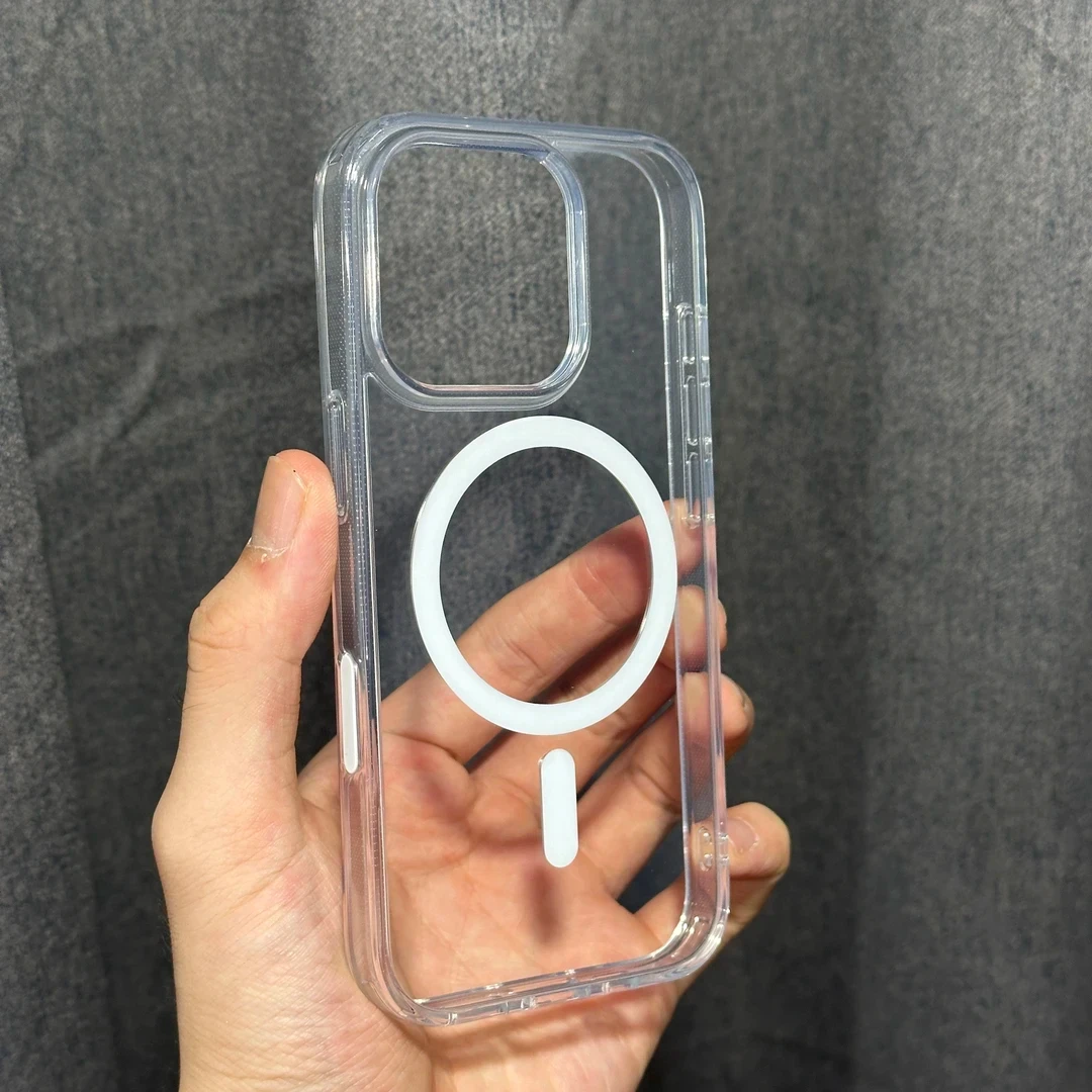 奥菲顿【16相机按键】磁吸适用苹果15promax手机壳12透明14pro/13套