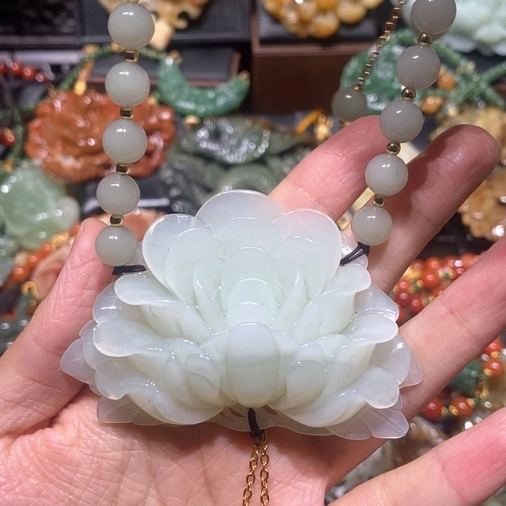 岫玉毛衣链未镶嵌