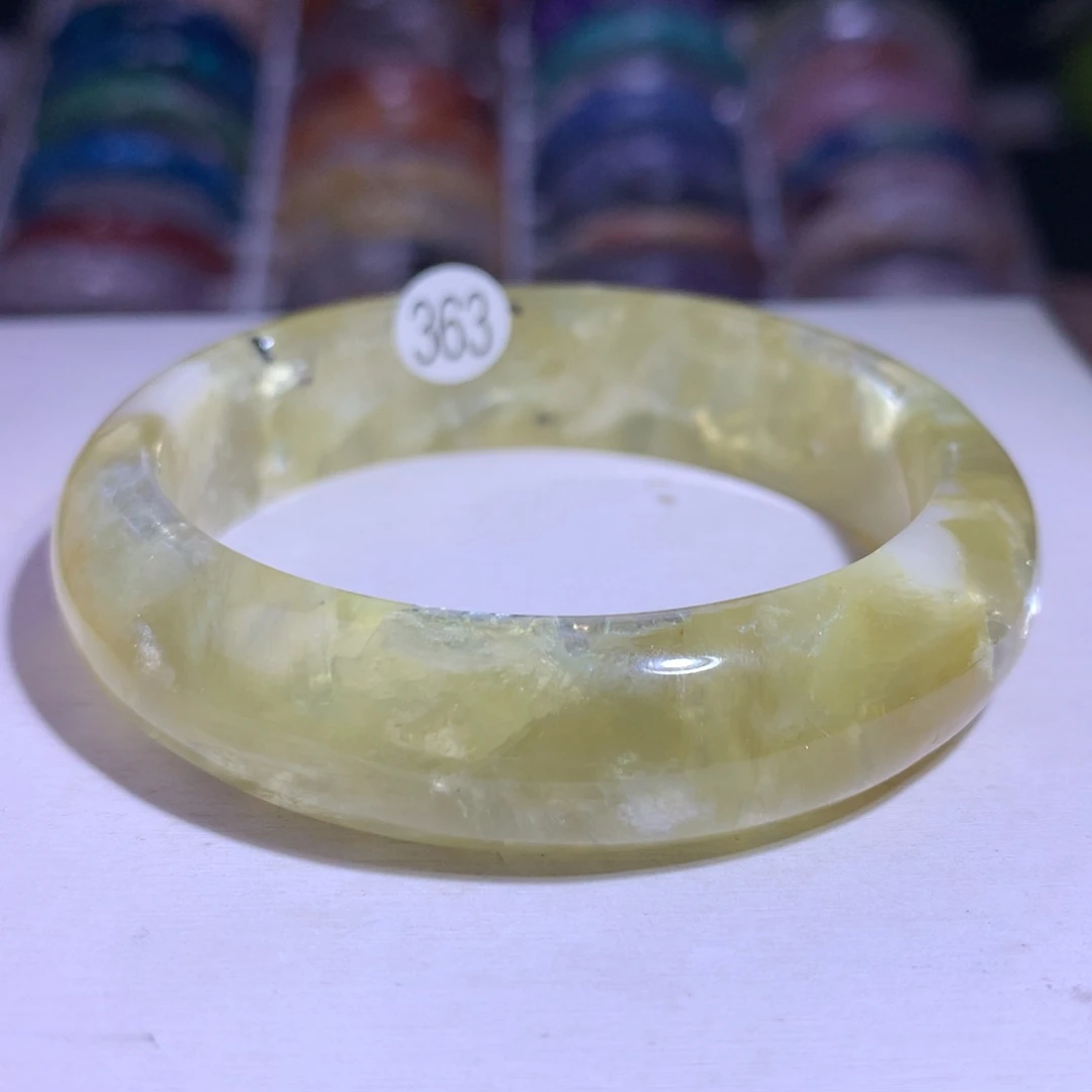 水晶银S925镶嵌手镯金祖母54圈363