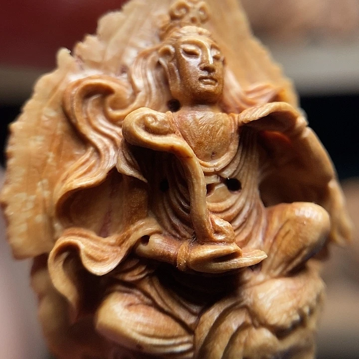 纯手工浮雕普贤菩萨