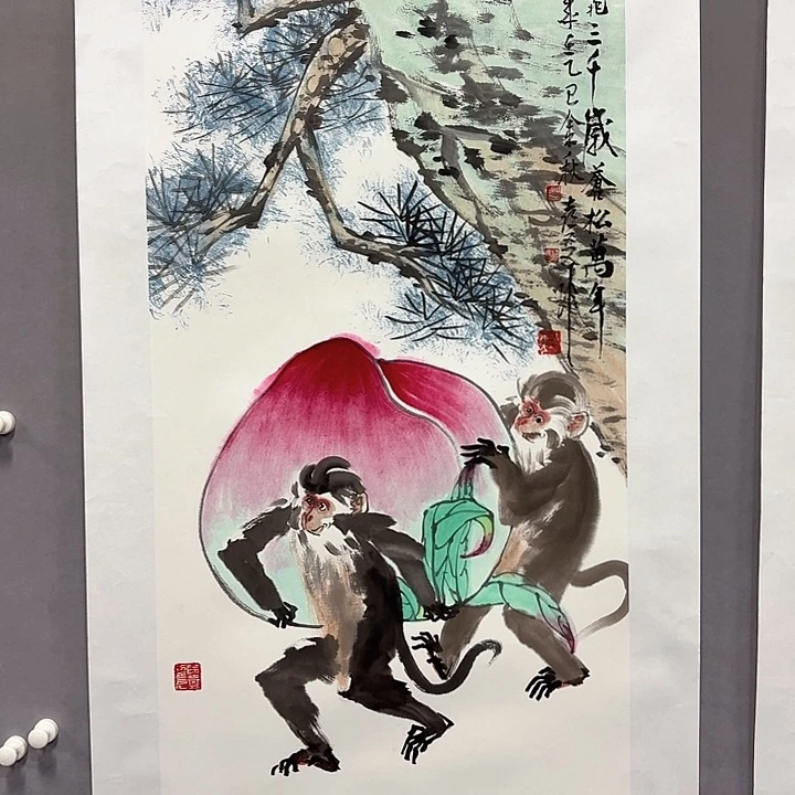 国画亲笔手绘放心去藏