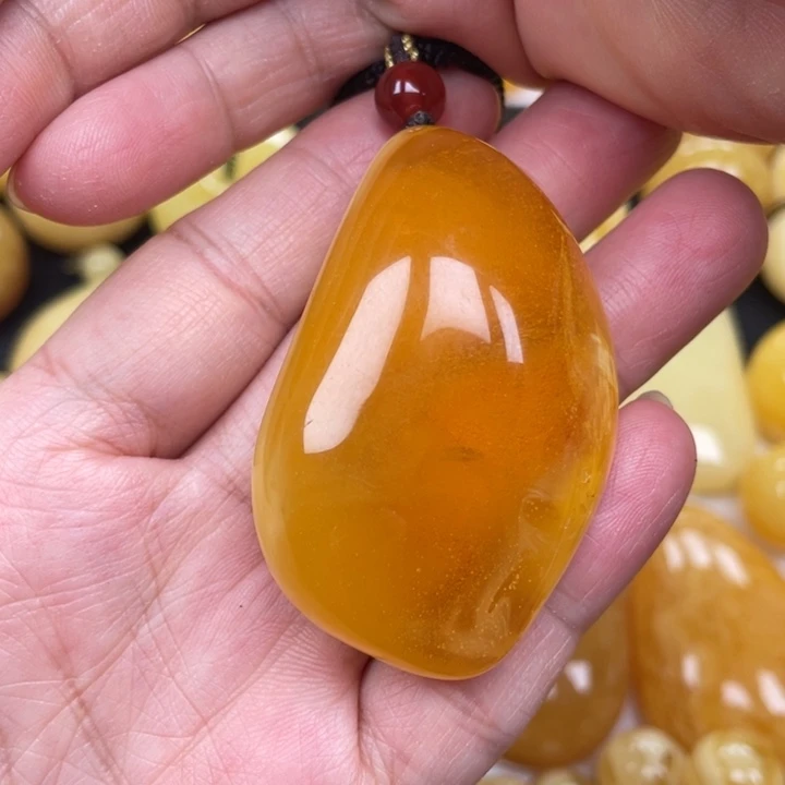 裸石蜜蜡未镶嵌?***撞蜜蜡吊坠