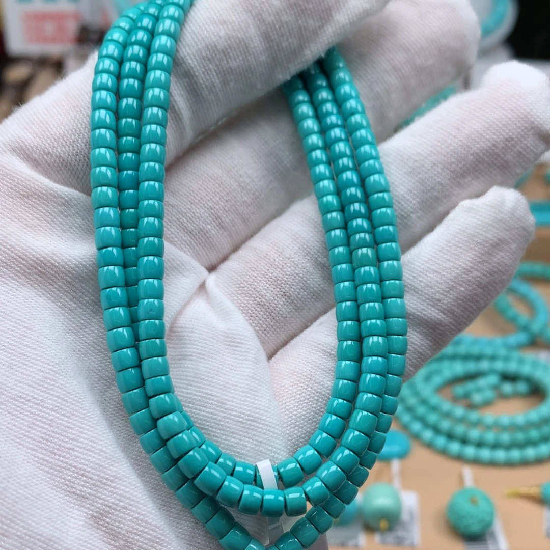 绿松石未镶嵌珠宝奇石4mm