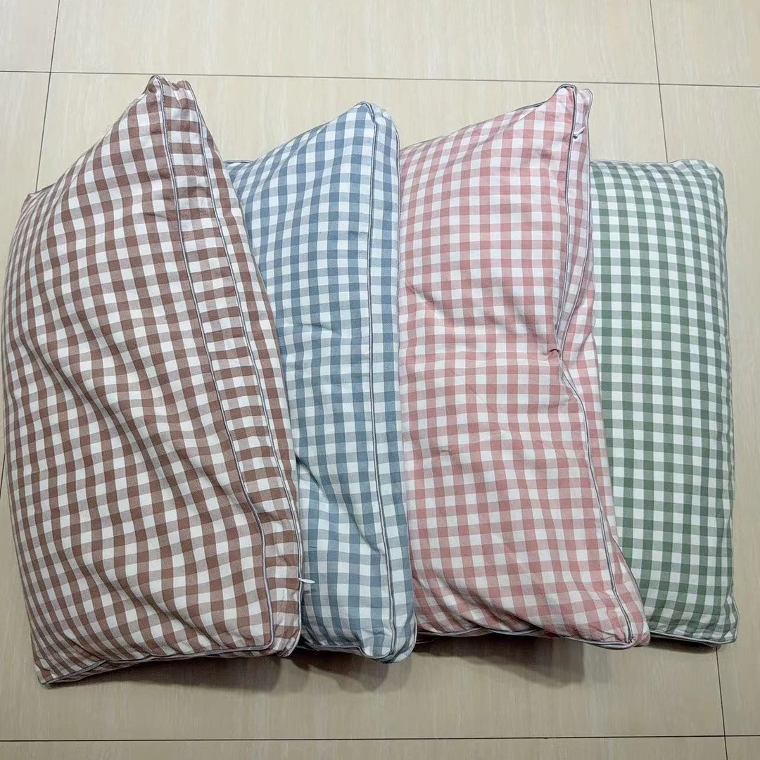 粗布荞麦枕头（34×55）人工制作有1-3公分的误差