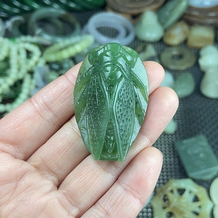 和田玉（碧玉）未镶嵌颈饰