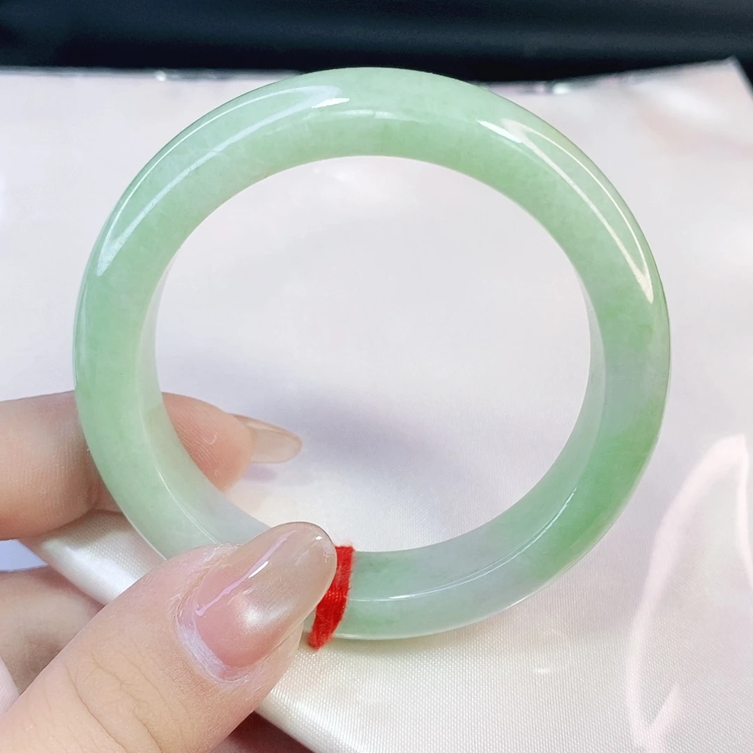 翡翠手镯未镶嵌51 天然缅甸a货翡翠