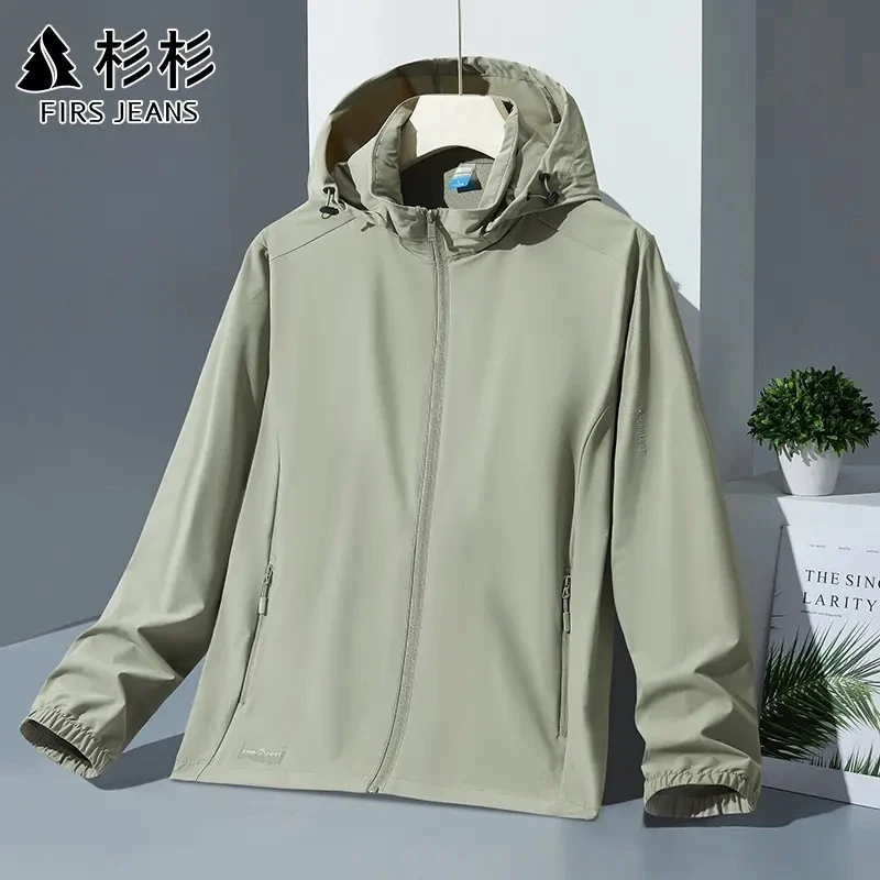 FIRS JEANS杉杉轻薄防晒衣男士爆款透气户外防紫外线夏季休闲服男