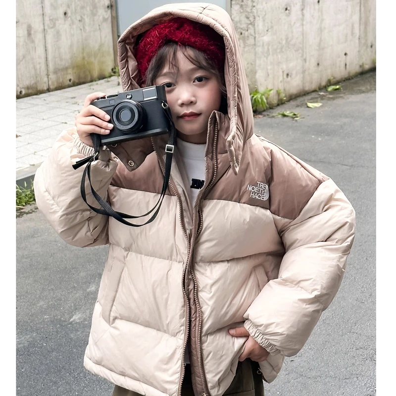 女童羽绒服冬季儿童洋气男童加厚时髦中大童宝宝冬装外套秋冬款潮