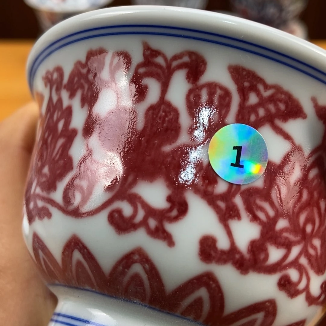 手绘现代茶具非古董