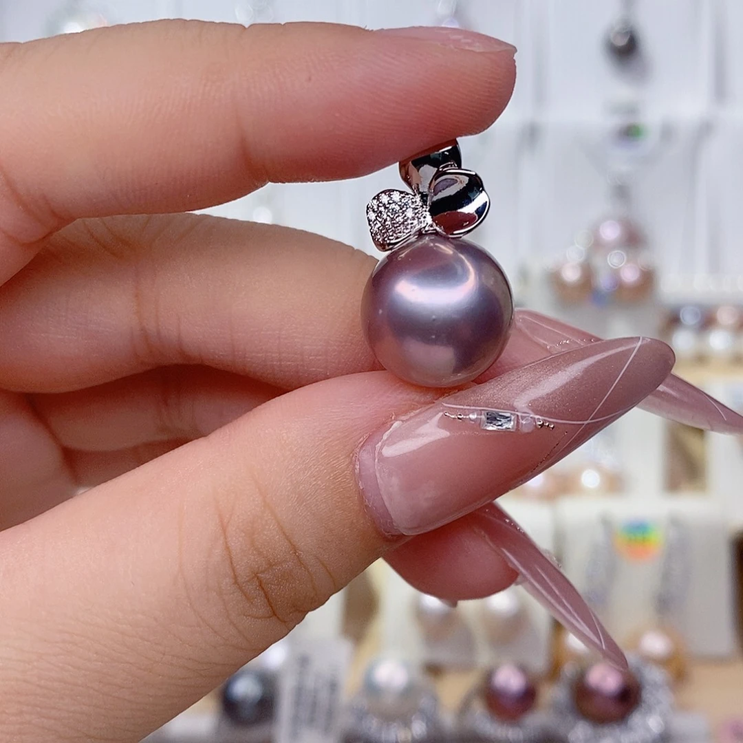 淡水珍珠未镶嵌吊坠(赠链)13➕