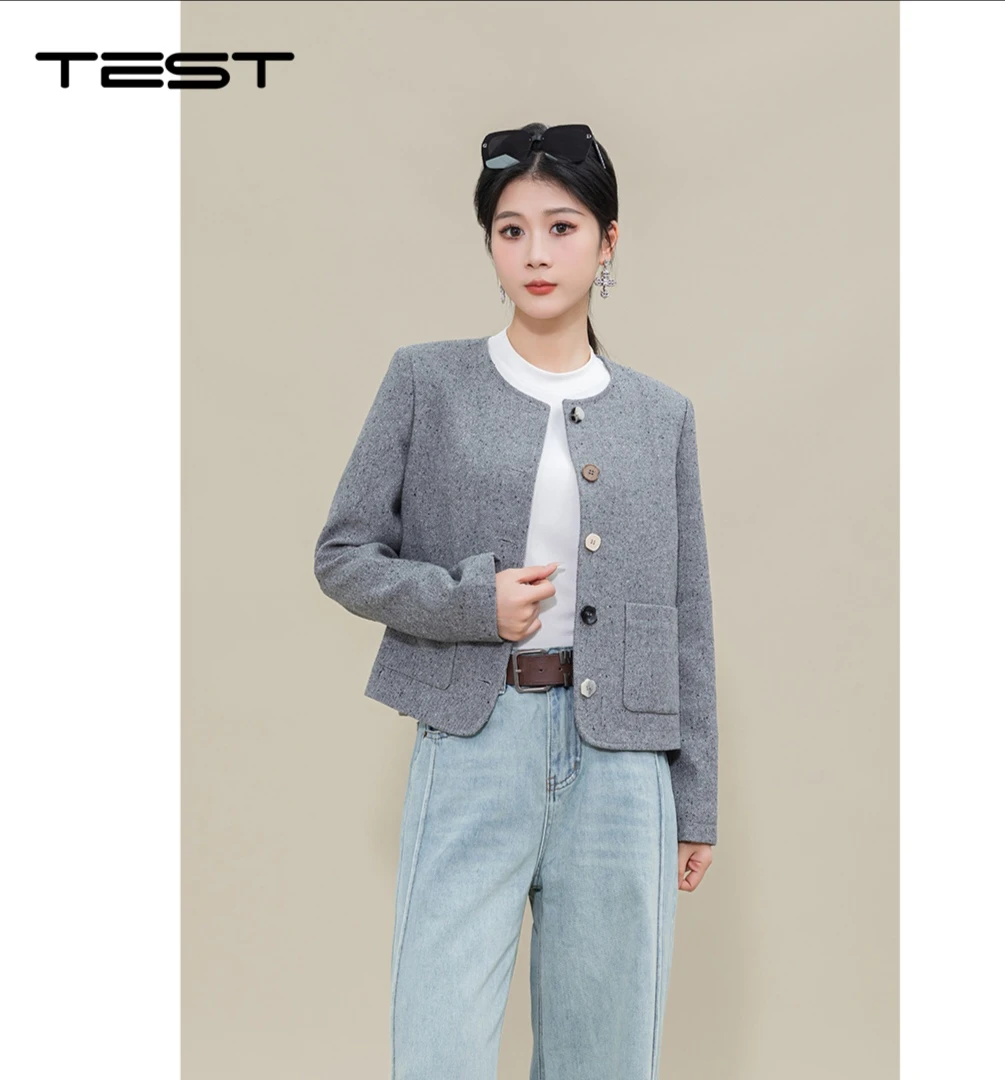 她之蝶25春上新呢外套2251021