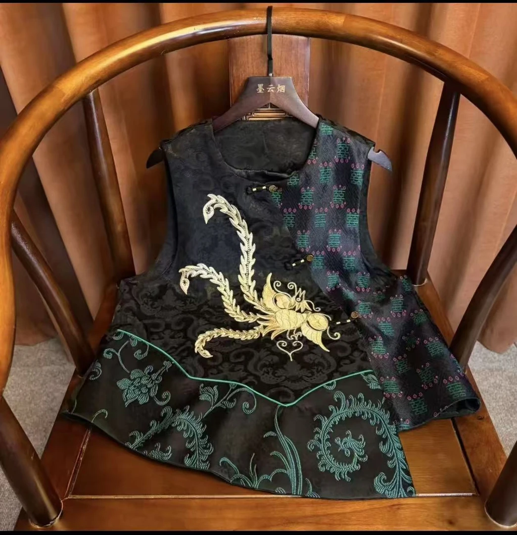 (青荷专属)69新中式时尚复古双喜马甲