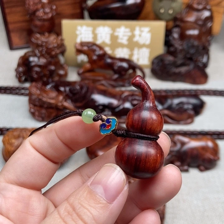 花梨木类端景台血檀葫芦