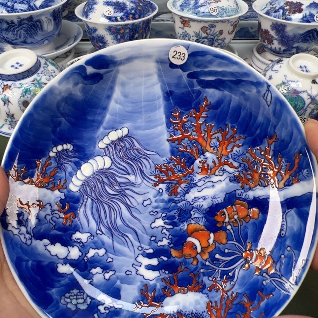 陶瓷景德镇纯手工纯手绘茶具木木233