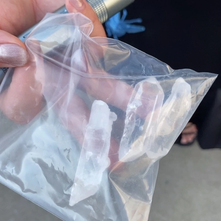 水晶珠宝半成品未镶嵌白水晶条（3）个装多样性发货40-50