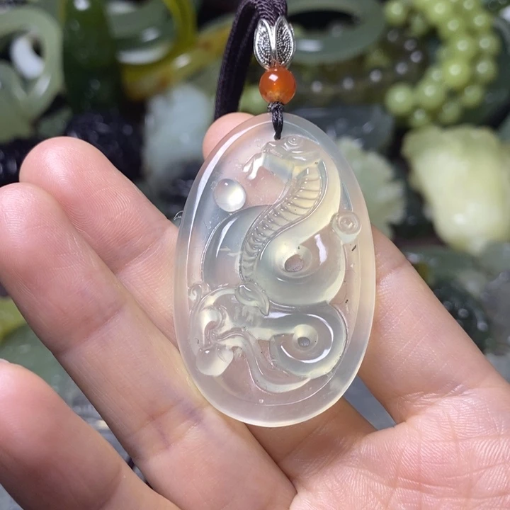 岫玉天然岫玉挂件未镶嵌