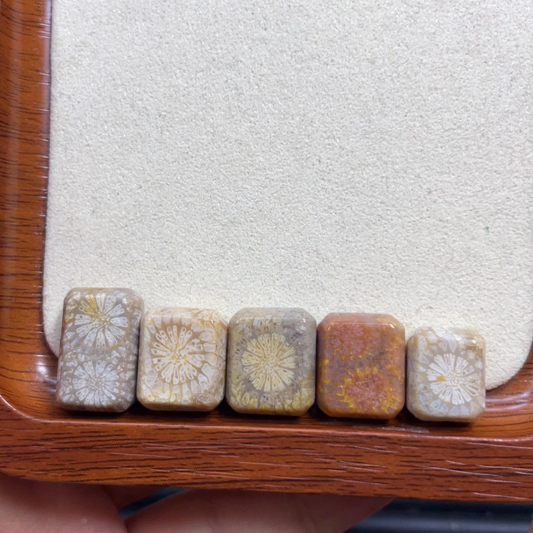 硅化玉未镶嵌颈饰一组80