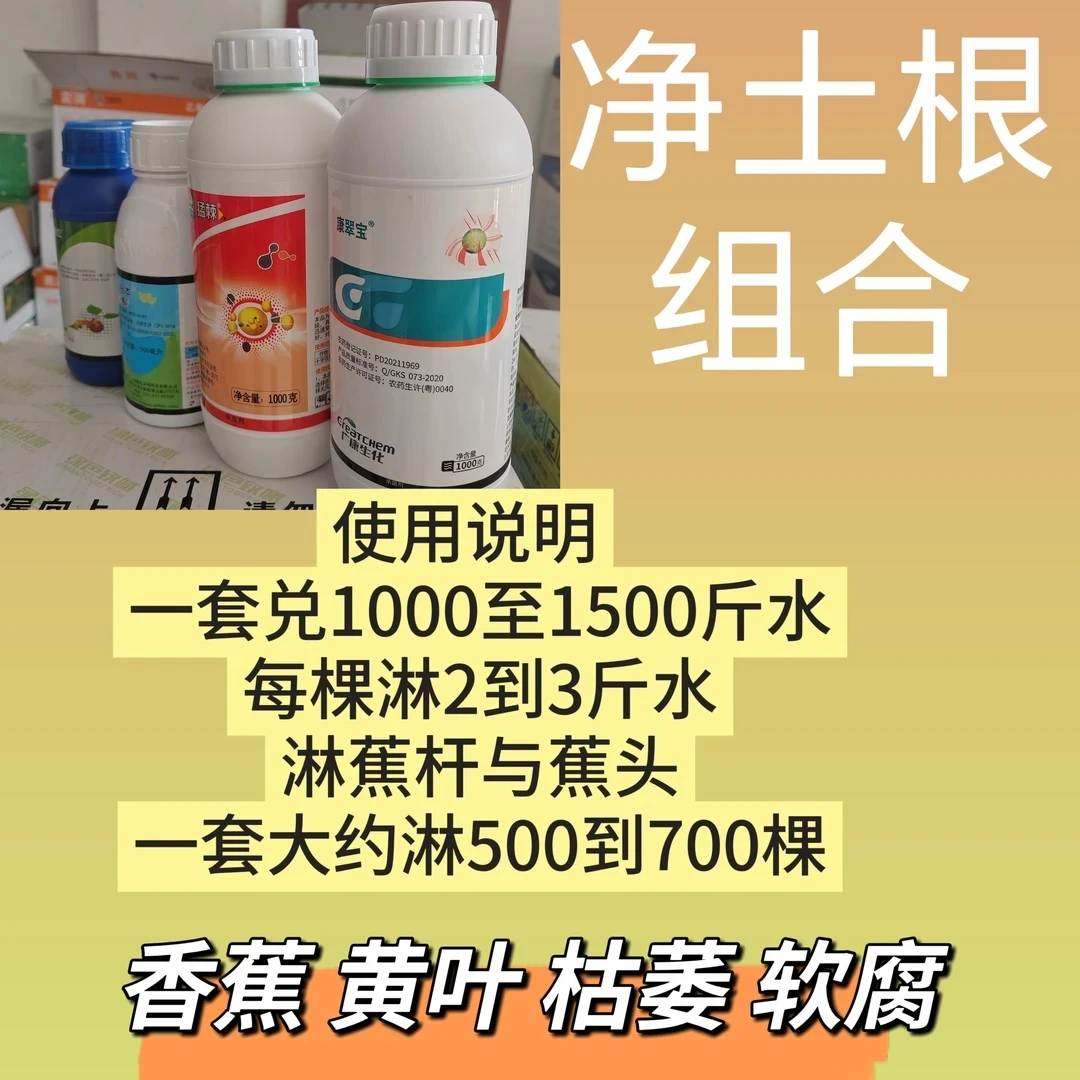 净土根组合烂蕉头裂杆