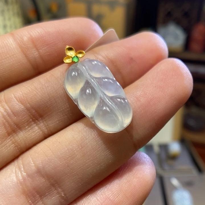【闪购商品】颈饰18K金镶嵌翡翠26